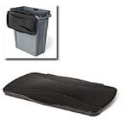 Hinge Lid for Slim Jiml® Waste Containers (Black) 1/ea