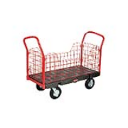 Side Panel Platform Truck - Thermo Plastic Rubber Casters 1/ea