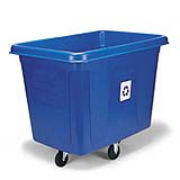 Bulk Recycling Cube Truck 16-cubic feet (Blue) 1/ea