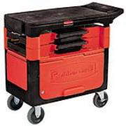 2 Door Trades Cart with Locking Cabinet 450-lb 1/ea