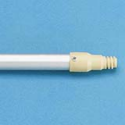 Aluminum Handle with Plastic Threaded End 1-1/8" x 57"