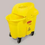 Yellow 33-qt. Institutional Mop Bucket & Wringer Combo 1/ea