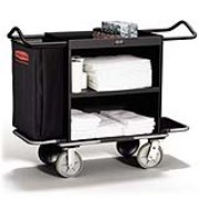 High-Capacity Metal Housekeeping Cart 1/ea
