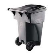Brute® Rollout Containers 65-gal. Gray 1/ea
