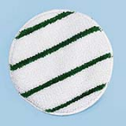 17"  White Rotary Yarn Bonnet With Stripes  1/ea