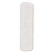 18" Dust Mopping Microfiber Pad  (white) cs/12