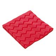 HYGEN® Microfiber Cleaning Cloths - Red, 16"x16", cs/12