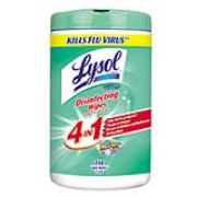 LYSOL® Brand Disinfecting 4 in 1 Wipes with Micro-Lock® Fibers -110 ct (Citrus)