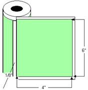 Thermal Transfer 6" x 4" Label 3" Core Roll w/Perf cs/6,000
