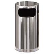 Side Opening Fire-Safe Steel Receptacle 12-gal. (Satin Stainless Steel) 1/ea