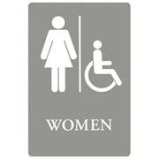 ADA Signs  - Women HC 1/ea