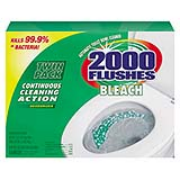 2000 Flushes® Bleach Antibacterial Automatic Bowl Cleaner 1.25-oz Bleach cs/12