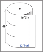 Bubble Roll 1/2"x48"x250' 16"-Slit