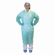 Disposable Green Polypropylene Isolation Gown 2XL cs/50