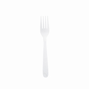 Heavy-Wt White Polypropylene Disposable Fork cs/1000