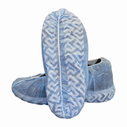 Disposable Non-Skid Shoe Cover, Blue Polypropylene (L) cs/300