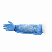 Disposable Polyethylene Sleeve 18" Blue cs/1000