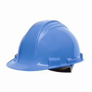 North® Peak® Hard Hat w/4-pt. Ratchet Suspension, Sky Blue 1/ea