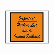 4.5x6"  Important - Packing List / Invoice Enclosed Envelope cs/1000