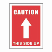3x5"Caution This Side Up (Up Arrow) Label rl/500