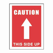 3x5"Caution This Side Up (Up Arrow) Label rl/500