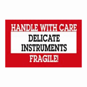 3x5"Delicate Insturments Handle With Great Care Fragile Label rl/500