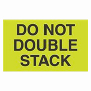 3x5"Do Not Double Stack Label rl/500
