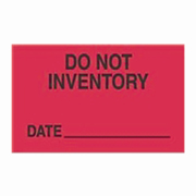 3x5"Do Not Inventory Date Label rl/500