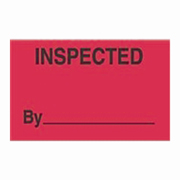 3x5"Inspected By Label rl/500