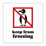 3x4"Keep From Freezing (penguin) Label rl/500