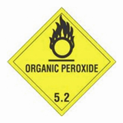 4x4"Organic Peroxide - Hazard Class 5 Label rl/500
