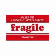 3x5"Please Handle With Care Thank You Label rl/500