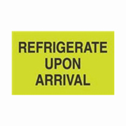 3x5"Refrigerate Upon Arrival Label rl/500