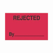 3x5"Rekected Bu Label rl/500