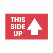 3x5"This Side Up (Up Arrow) Label rl/500
