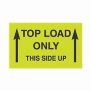 3x5"Top Load Only This Side Up (Up Arrows) Label rl/500