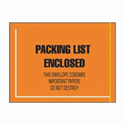 4.5x6"  Flourescent Face Military Spec. Packing List Envelope cs/1000