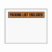 4.5x5.5" Panel Face Packing List Enclosed Envelope cs/1000