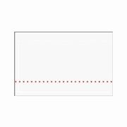 10.75x6.75"  Clear Perforated Face Document Envelope cs/500