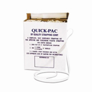 Postal Approved Poly Strapping Kit 1/2"x.018x3000' White 1/ea