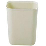 Fire-Resistant Fiberglass Wastebaskets 7-qt. (Beige) 1/ea