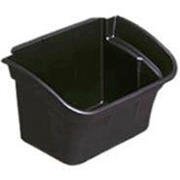 Utility Bin 4GL Plastic, Black 1/ea