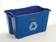 Recycling Box 18-gal. (Blue) 1/ea