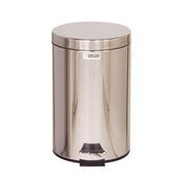 Steel Step Can 3-1/2 gal. Stainless Steel 1/ea