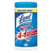LYSOL® Brand Disinfecting 4 in 1 Wipes Spring Waterfall, (dspr/80) cs/481
