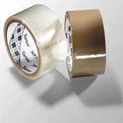 1.6-mil Hot Melt Box Tape 2"x55-yds. 6100 Clear cs/36