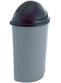 AAEL Untouchable® Half-Round Waste Containers & Lids